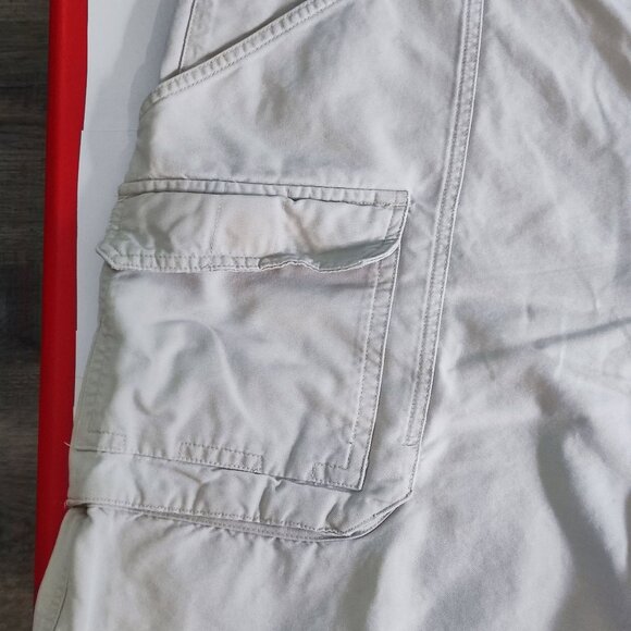 Columbia cargo cotton shorts off-white men's size XL - Picture 11 of 15
